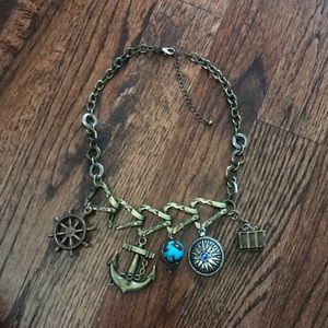 Free People World Travels Charm Necklace
